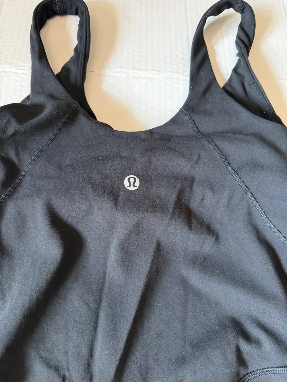 lululemon athletica Black Scoop-Neck Jumpsuit Romper Size 4